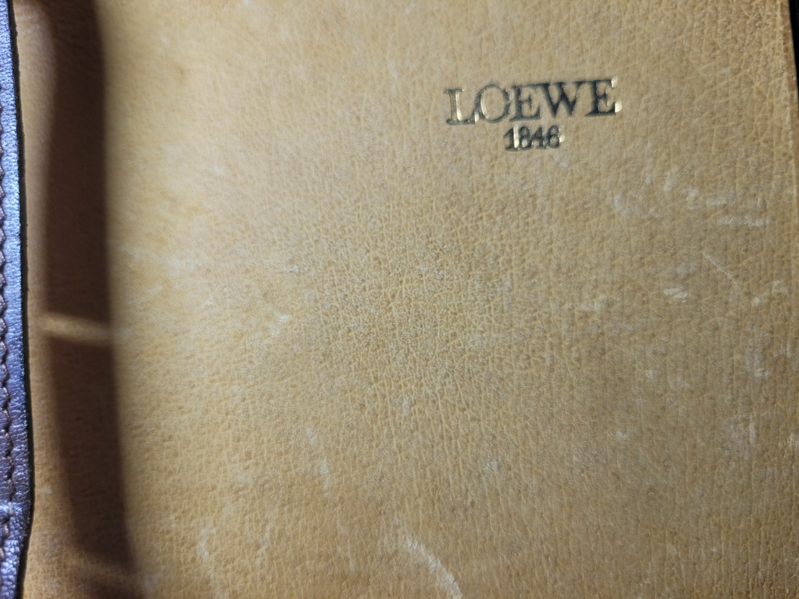 Vintage 1970s LOEWE Leather Briefcase w/ Attache Case Very Good Condition