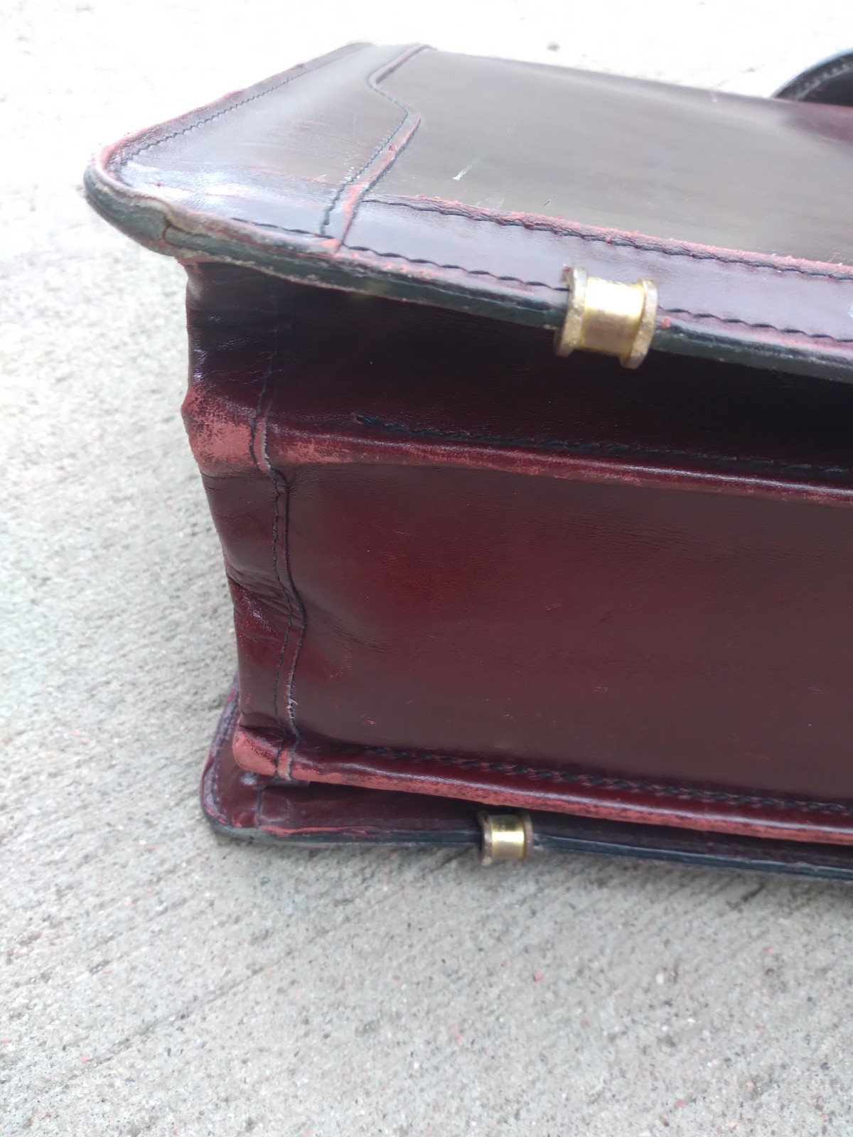 Vintage Schlesinger Work Bag Briefcase Combo Lock