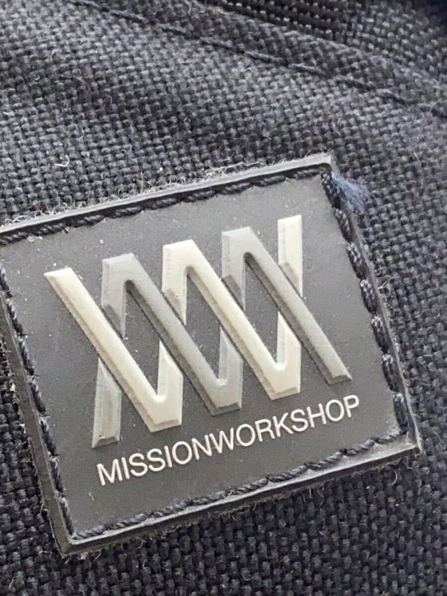 MISSION WORKSHOP Backpack, Polyester, Black, Solid Color