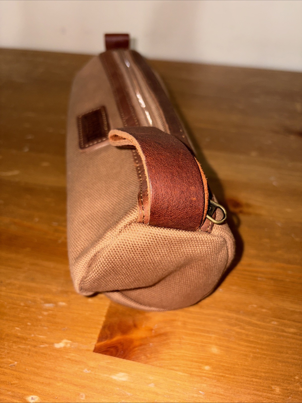 Duluth Trading Co. Fire Hose Travel Toiletry Dopp Kit Bag Business Utility Brown