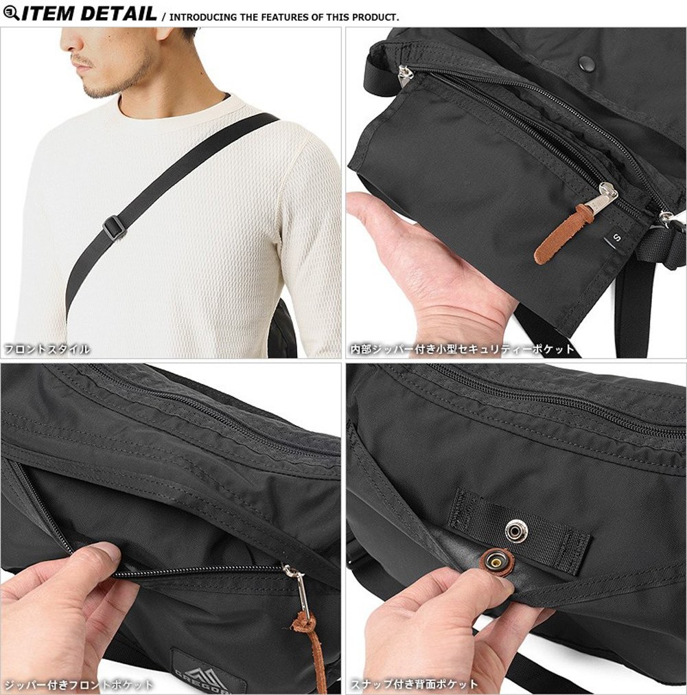 GREGORY GM71209 Official Satchel S Black Free size