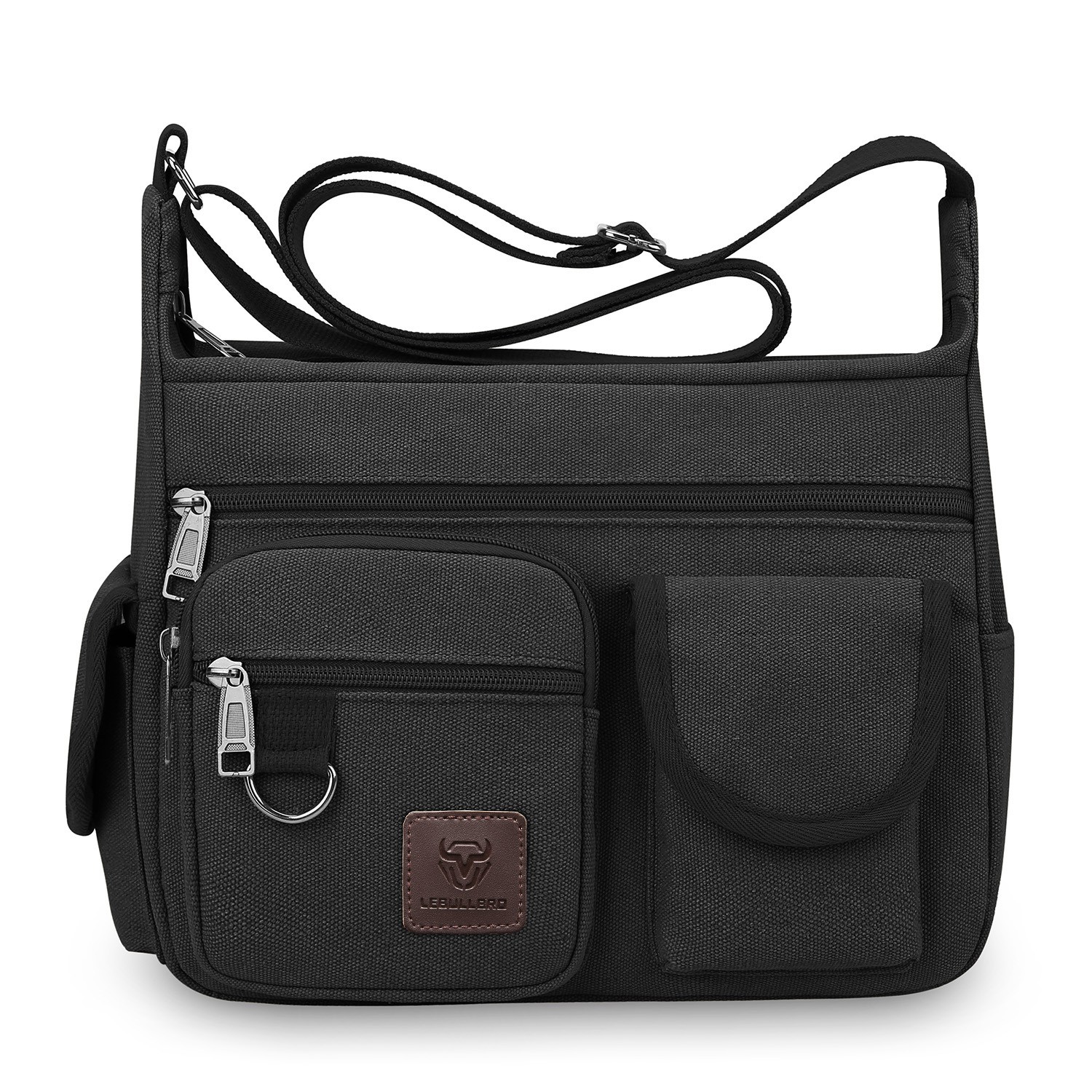 Vintage Canvas Men’s Crossbody Bag Military Style Shoulder Satchel for Work