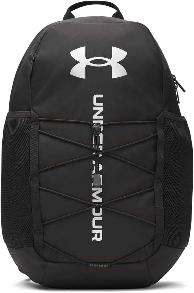 Unisex Hustle Sport 6.0 Backpack in Black/Metallic Silver, One Size Fits Most