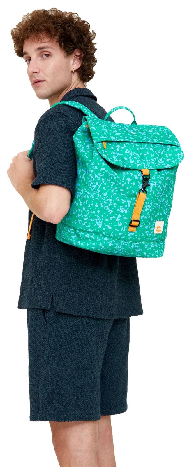Lefrik Unisex Coco Davez Kaut Backpack – Green/Blue