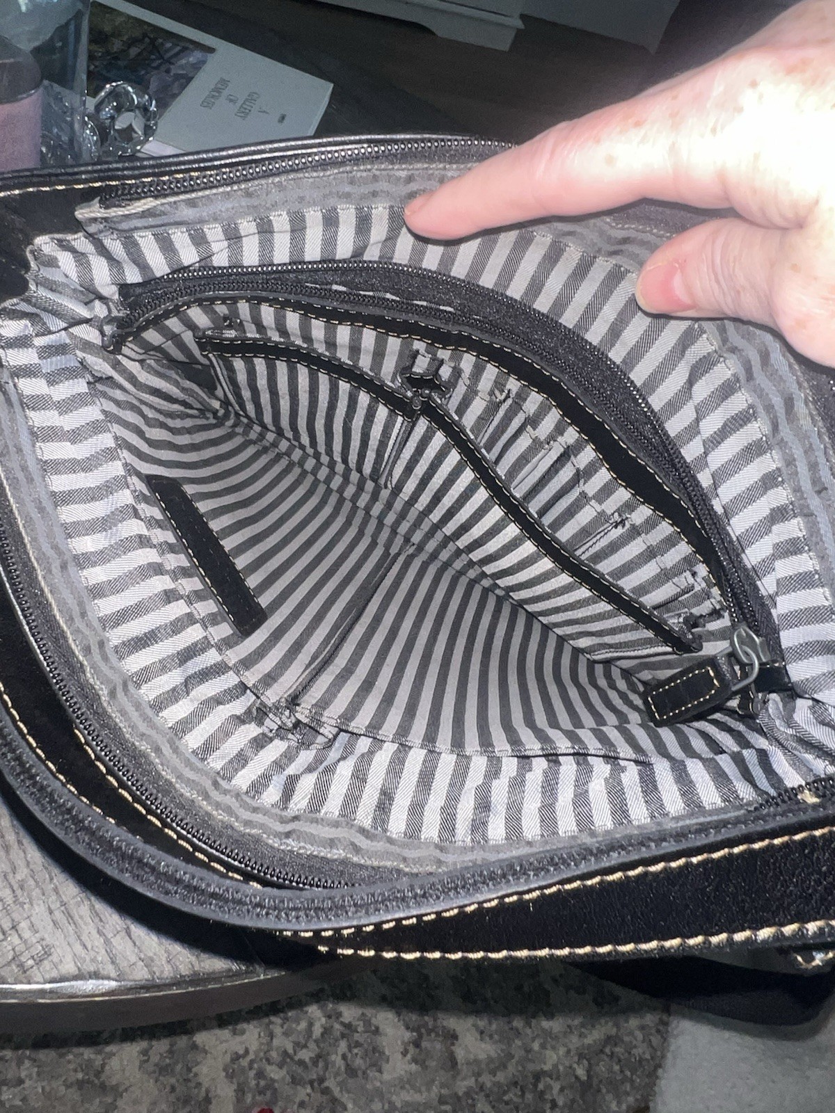 Jack Georges black crossbody bag, excellent condition- see notes for retail!