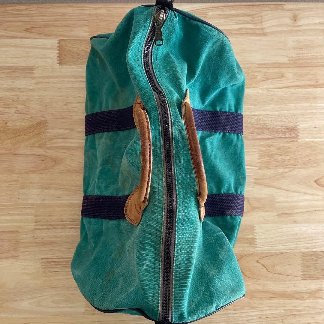 LL Bean Boston Bag 50cm Leather Handle Rare Used Made in USA Japan Shipped