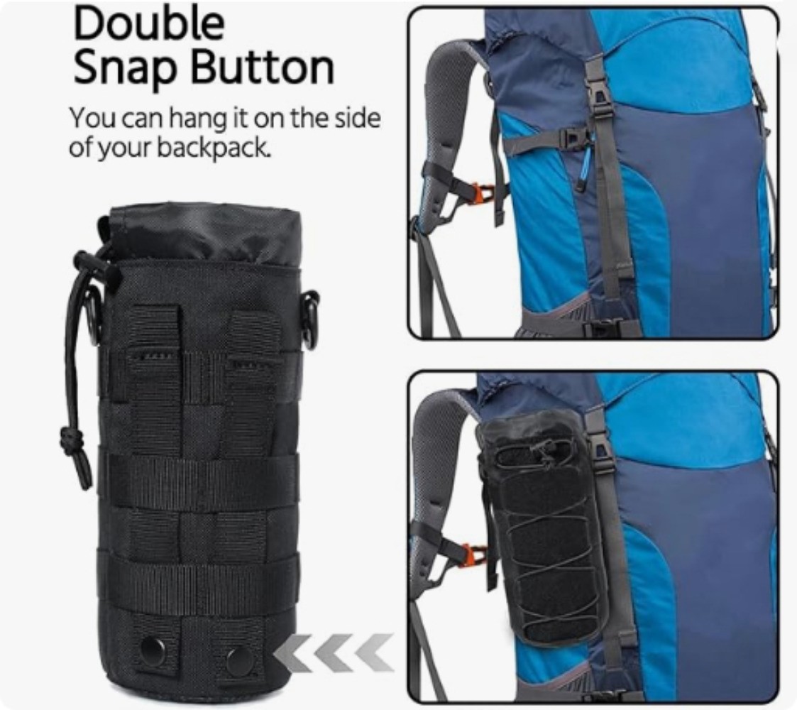Tactical Molle Water Bottle Pouch Bag Hiking Water Bottle Holder for Outdoor