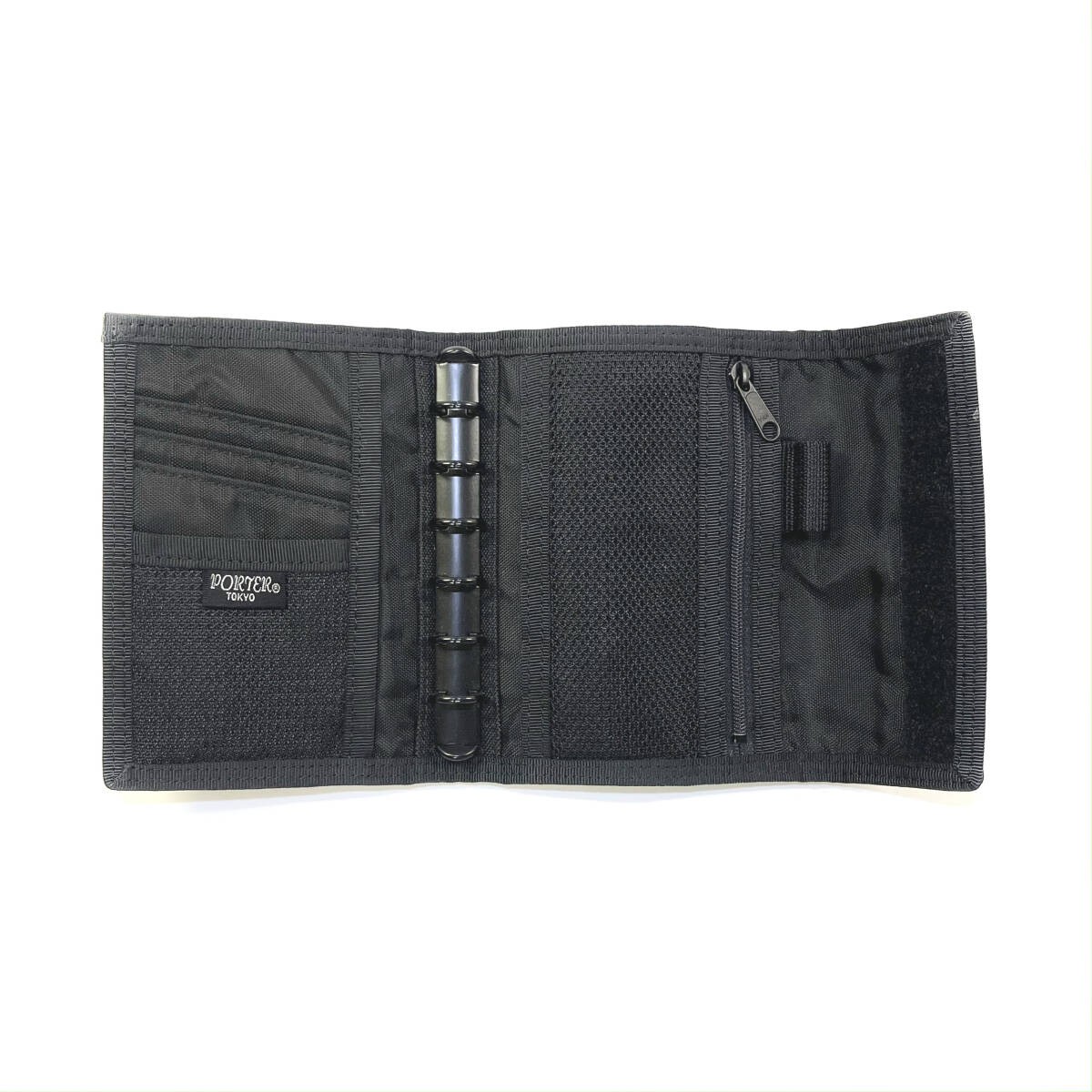 PORTER Yoshida Kaban Planner Cover Nylon Black H12.5cm W15cm D2.5cm Card Slots