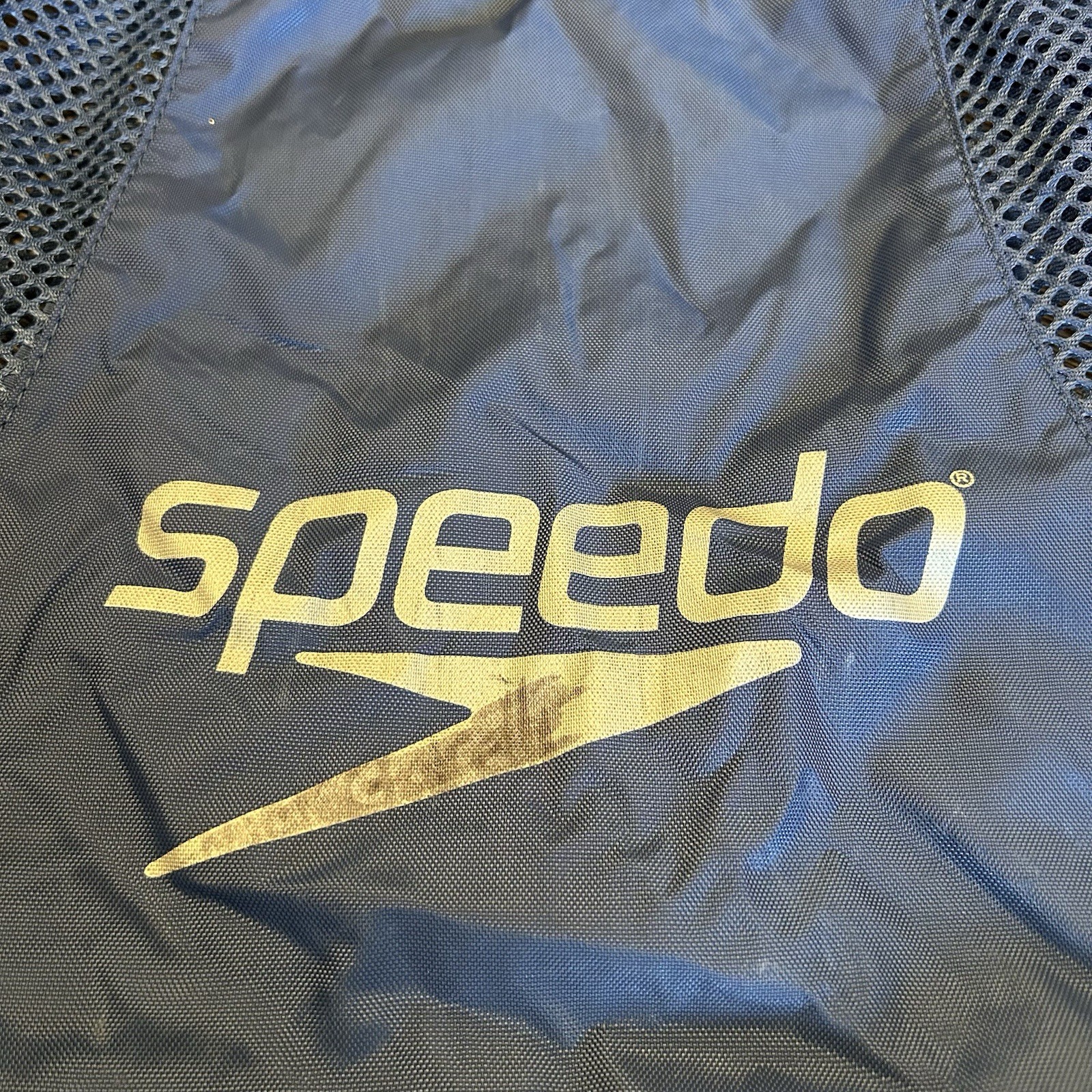 Speedo Blue Deluxe Ventilator Mesh Swim/Equipment Bag – 18 X 24 Adjust Straps