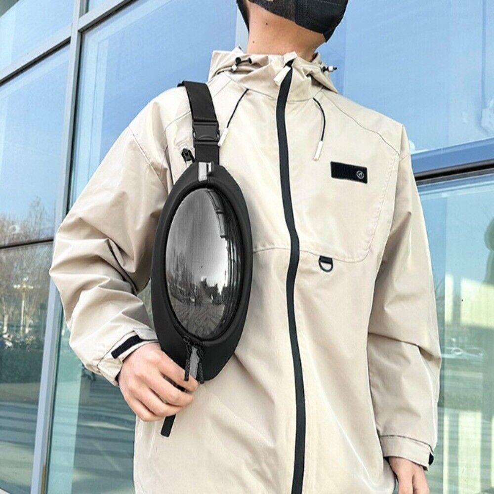 Waterproof Crossbody Sling Bag Transparent Fanny Pack Men’s Chest Bag Unisex