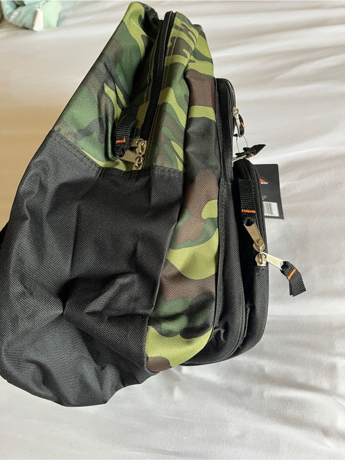Brand New Trailmaker Camouflage Backpack Green/Black School Travel Bookbag