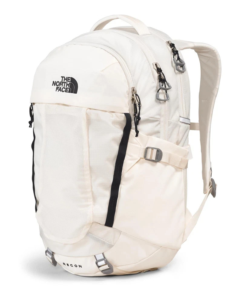 The North Face Recon Everyday Laptop Backpack Gardenia White Commuter