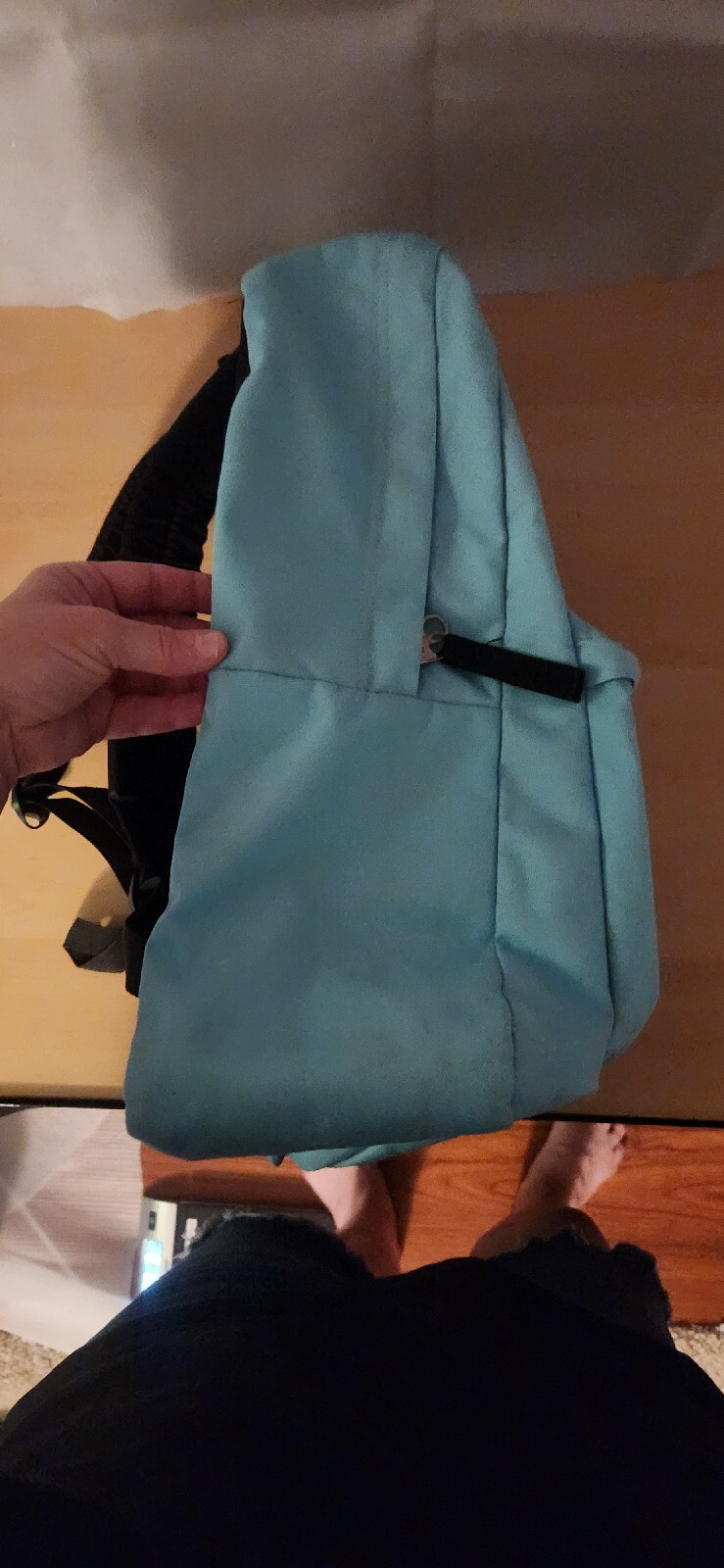 JanSport Cerulean Blue Superbreak Backpack Two Pocket School Travel Camping