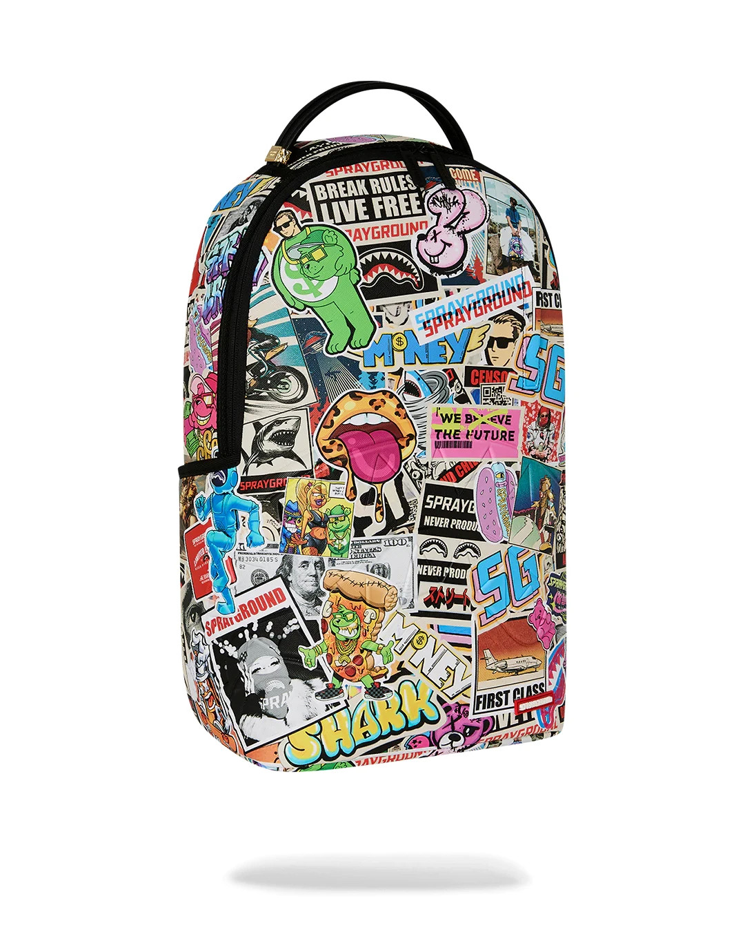 Sprayground Life’s a Movie Backpack🔥New Black Travel Bookbag Large School Bag