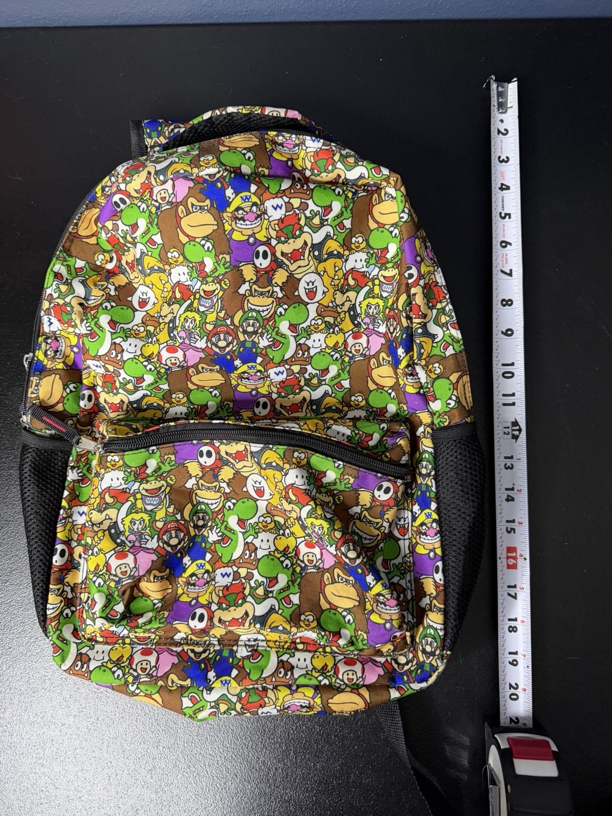 Nintendo Official Super Mario Multicolor Backpack
