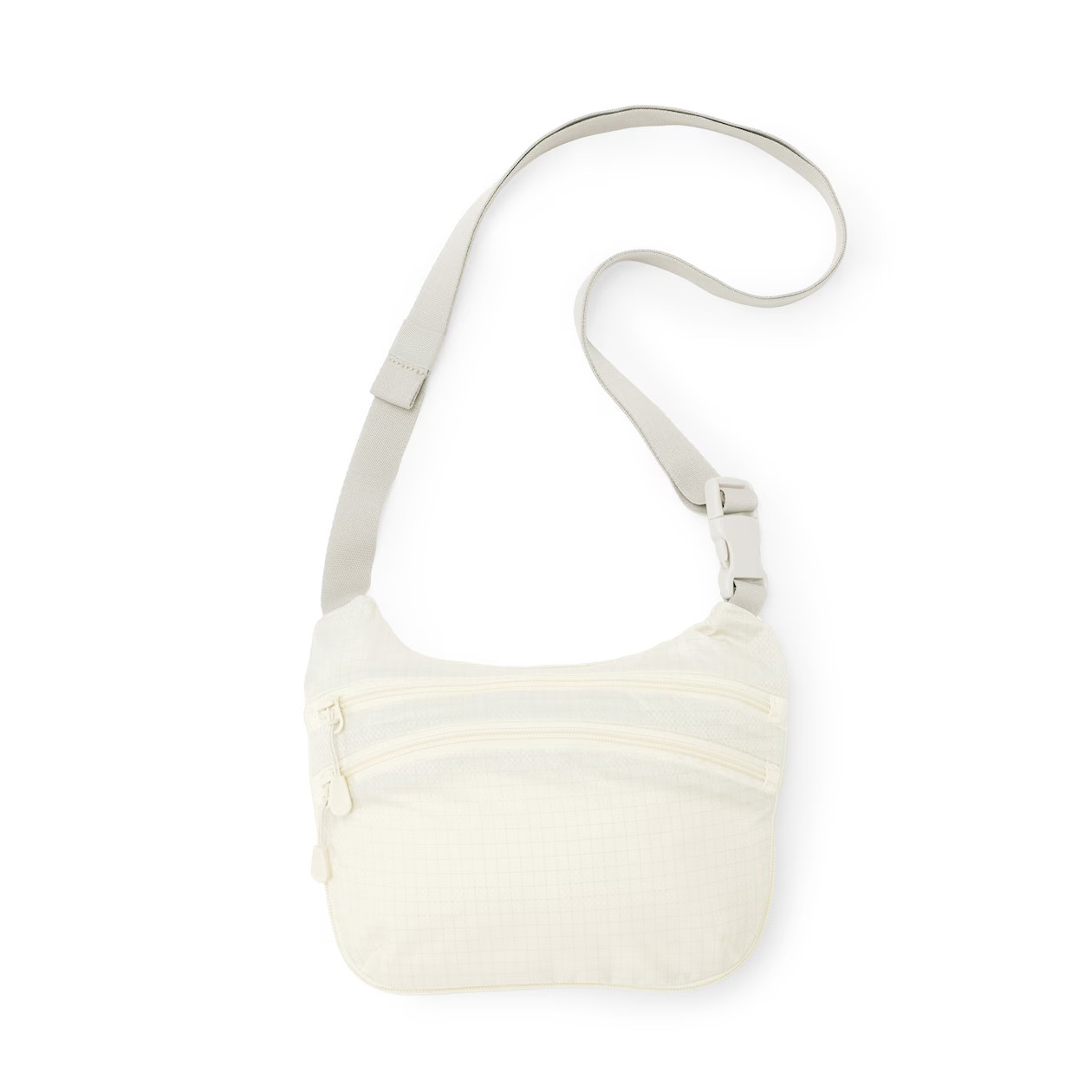 MUJI Water-Repellent Ripstop Mini Shoulder Bag Sling Bag Crossbody Unisex NWT