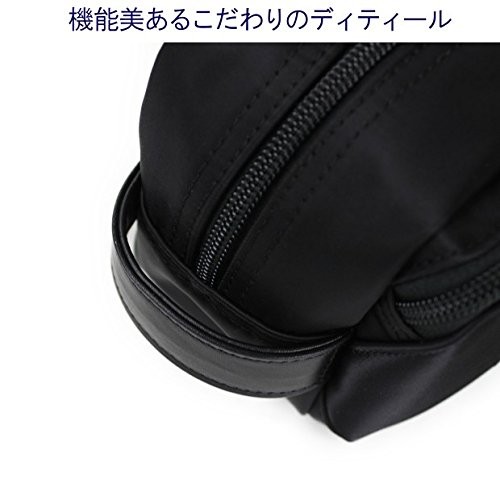 PORTER TIME POUCH 655-17877 Black Clutch Bag from Japan Brand New