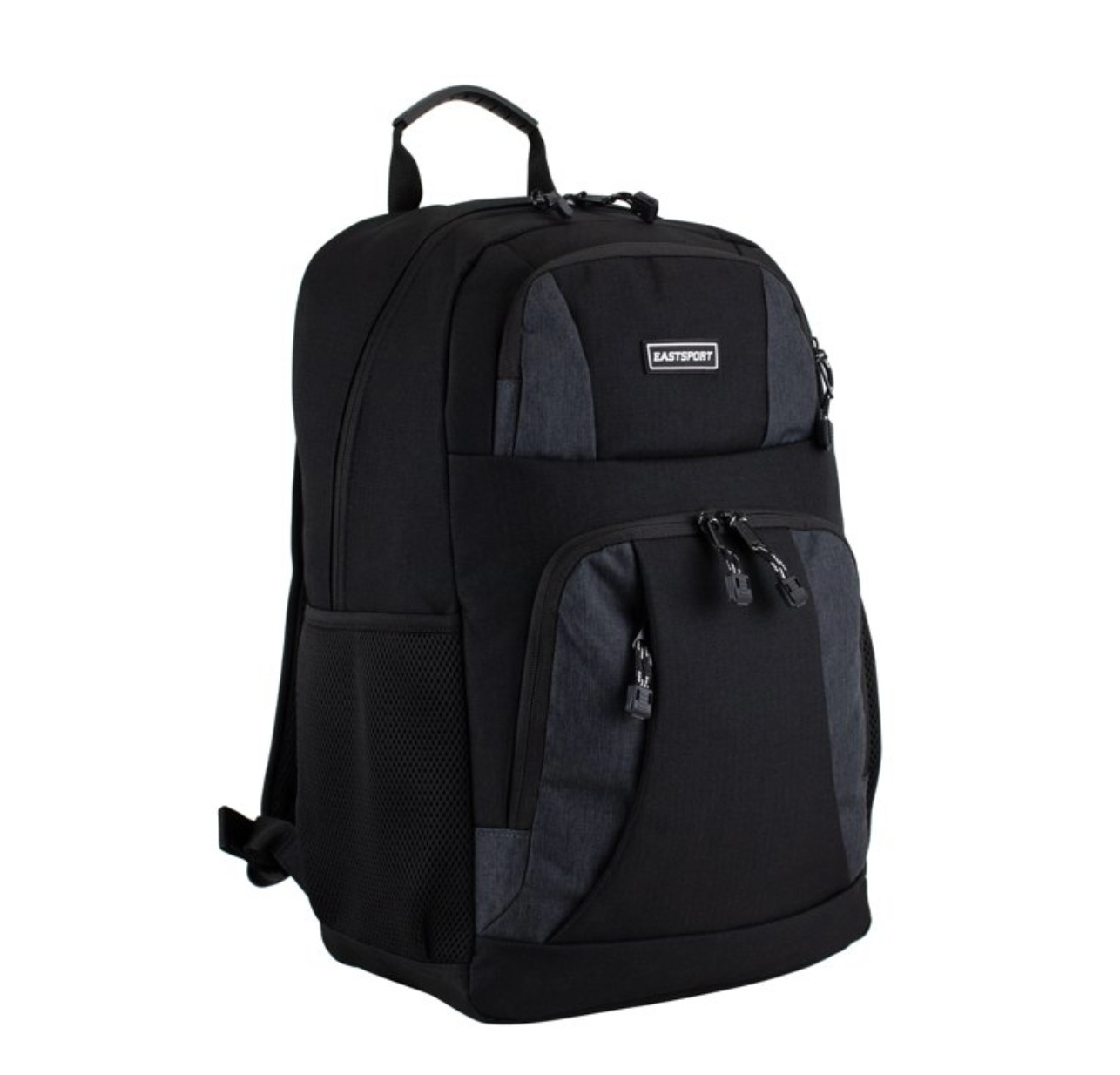 NEW Eastsport Unisex 19″ Premier Expandable Recycled Backpack Black Multi-Pocket