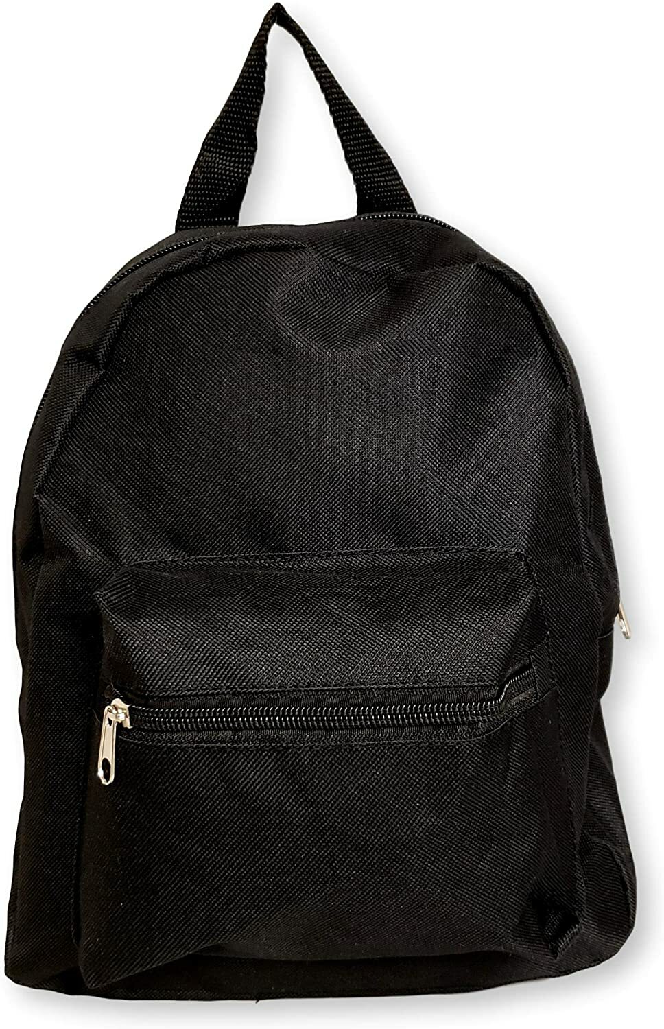 Black Small Mini Backpack Fashion School Travel Adjustable Shoulder Strap Bag