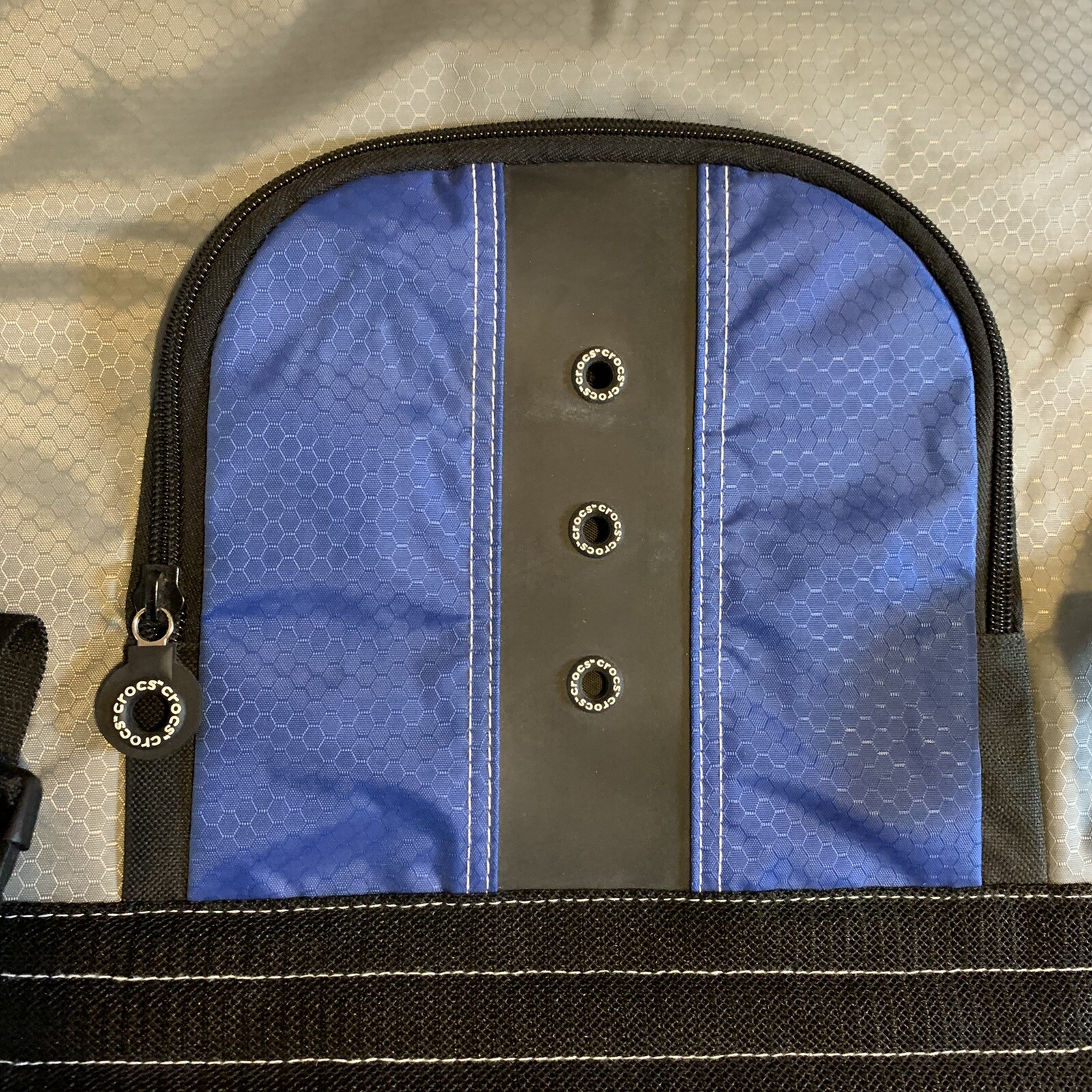 Crocs Bag Purse Messenger Computer Laptop Tablet Travel Adjustable Strap Blue