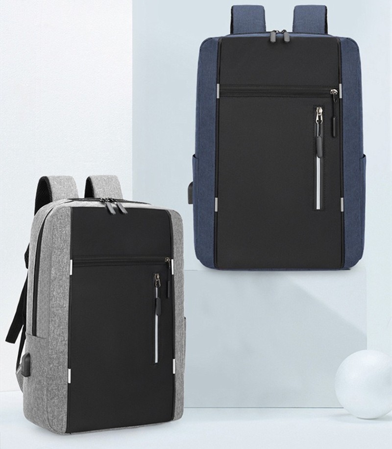 New Black Business Laptop Waterproof Backpack Set Travel College School Bag