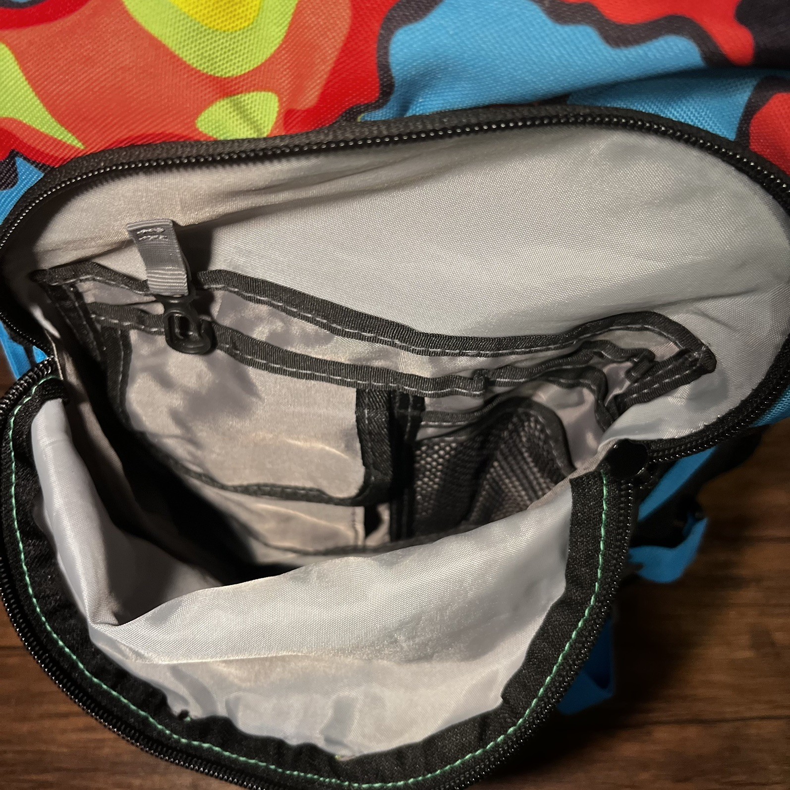 High Sierra Backpack Rare Multi-Color Compartment Zip Bookbag