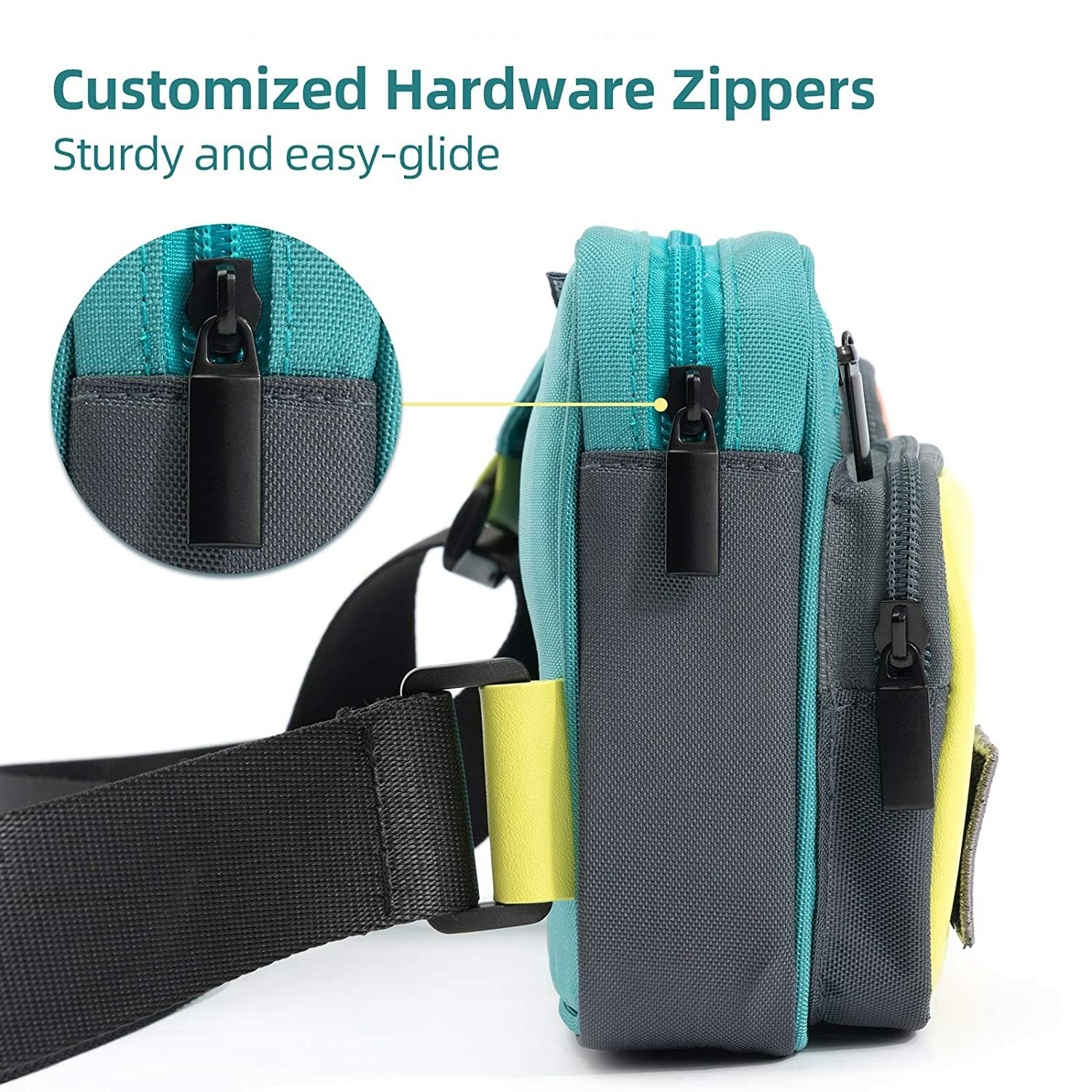 Green Crossbody Bag Backpack Travel Shoulder Bag Message Bag for Boy & Girl