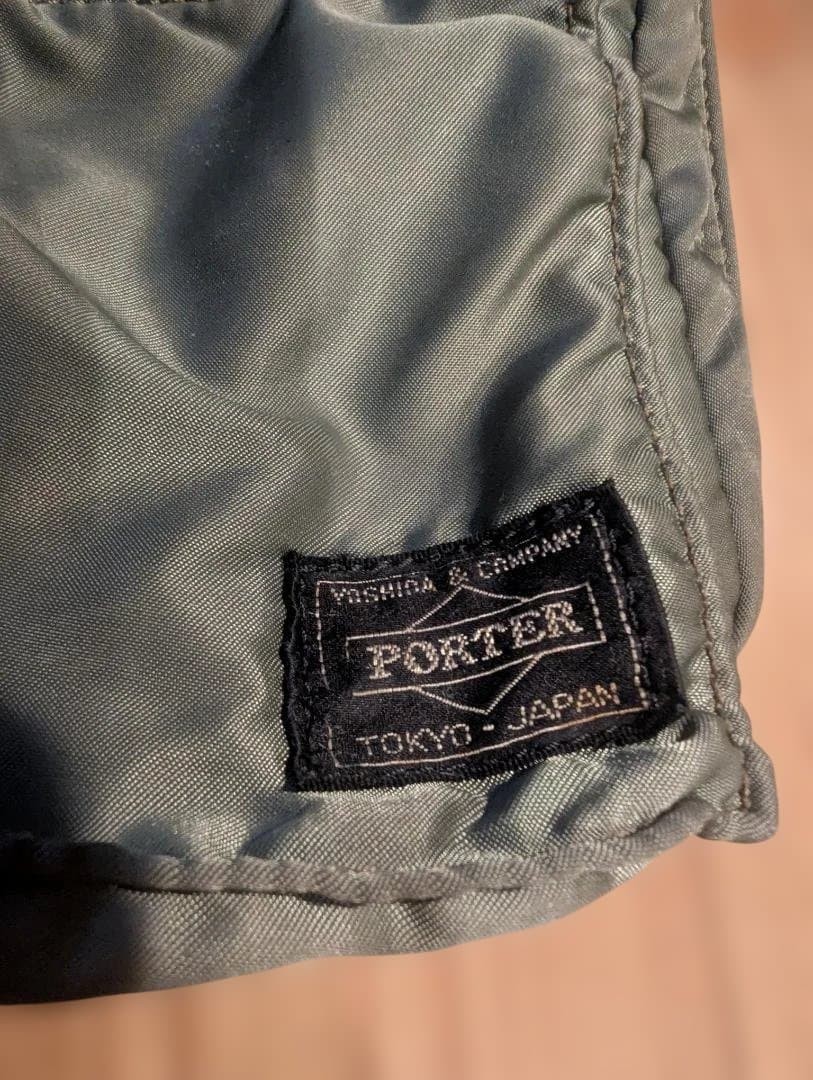 PORTER Yoshida Tanker 2Layer Shoulder bag sage green Authentic made in Japan