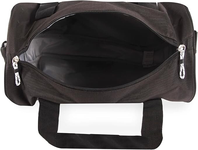NWT FILA Melora Sport Duffel Bag 15″ x 9″ x 9″ Black & Mini Accessory Bag