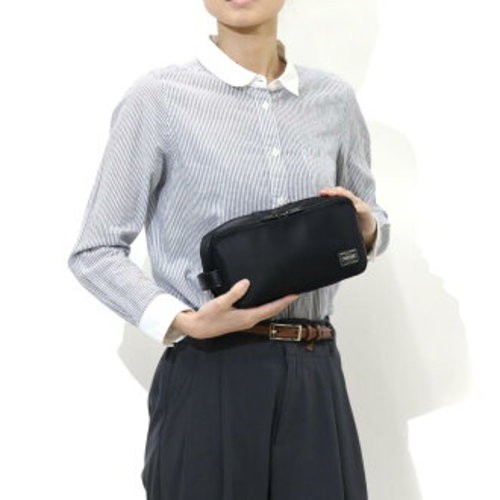 PORTER TIME Pouch 655-17877-10 (Color: Black) Yoshida & Co. Yoshida