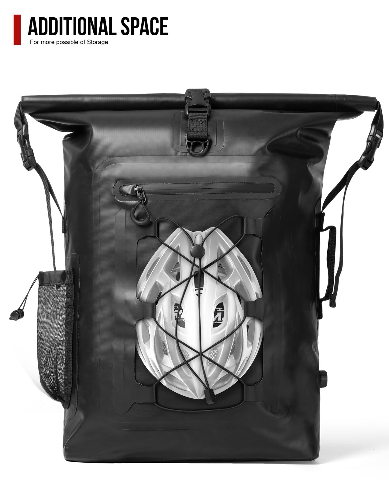 Grapelet Motorcycle Sissy Bar Bag Waterproof Motorcycle Backpack Tail Bag Tra…