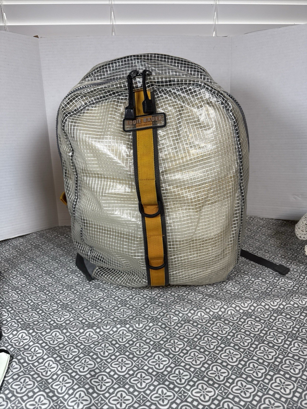 Eddie Bauer Clear Transparent PVC Multi-pockets Backpack