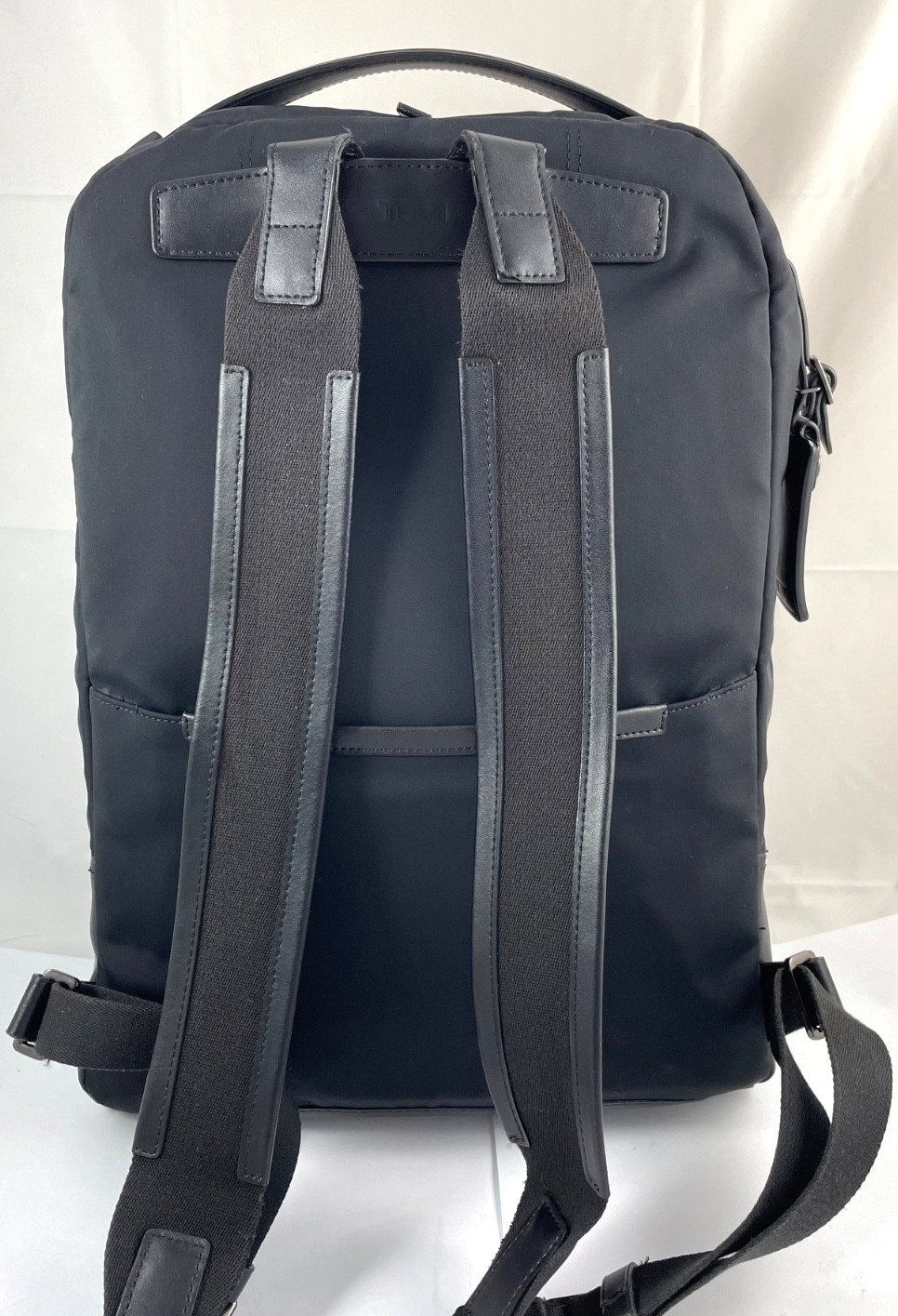 Tumi Harrison Bates Backpack Laptop Carry Bag Nylon Leather Black 66011D Rg $445