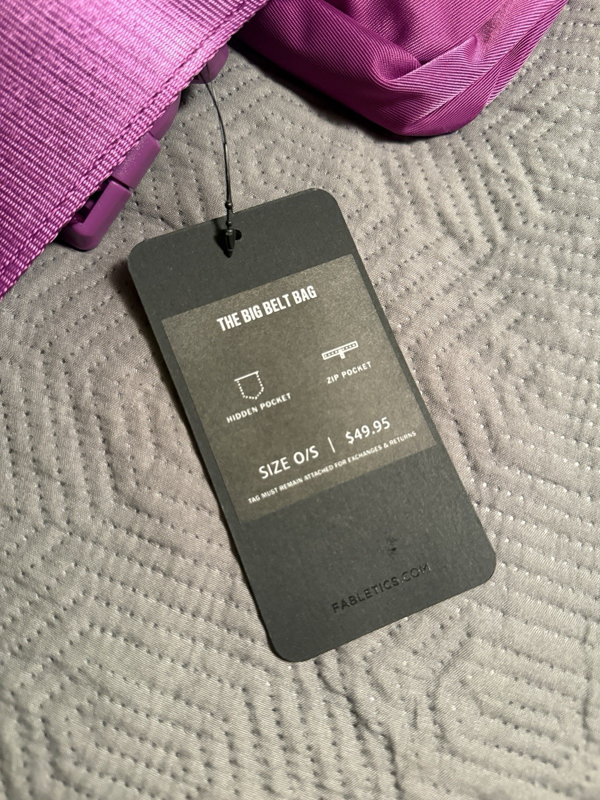 Fabletics The Big Belt Bag, Pink, 2.3L NWT 25x18x5cm Crossbody