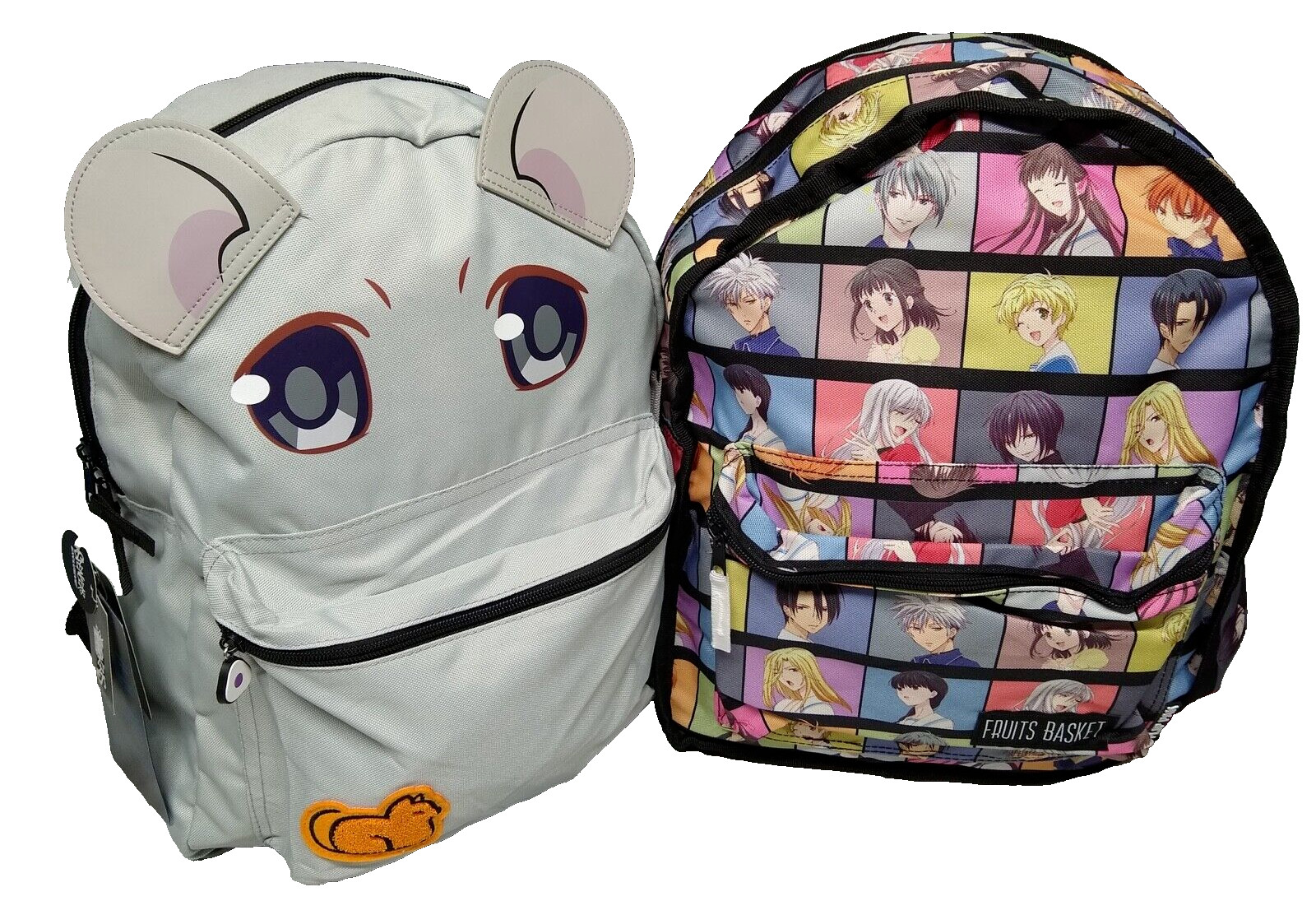 Fruits Basket Backpack Yuki Rat Kyo Cat Patch Flip Pak Reversible All Over Print