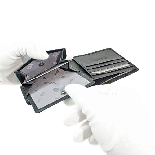 [Inden-ya] Inden Bi-fold Wallet Bill Compartment J with Coin Pocket Deerskin