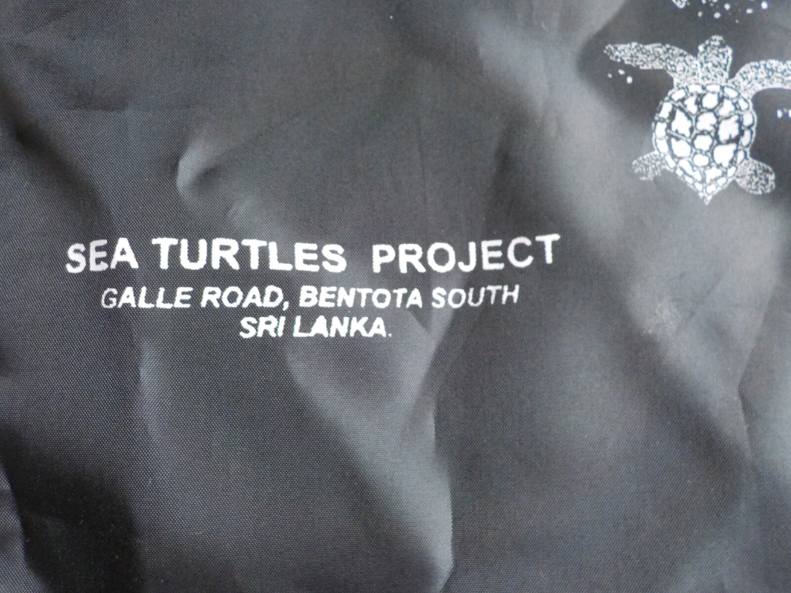 Sea Turtles Project Bentota Sri Lanka Bag Shopping Bag Ultra Light Black NEW!