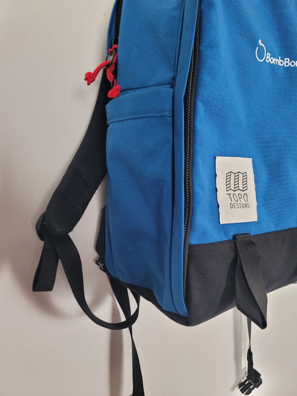 Topo Designs Core Pack Blue Black Large Laptop Bag Hiking Commute Travel 25L