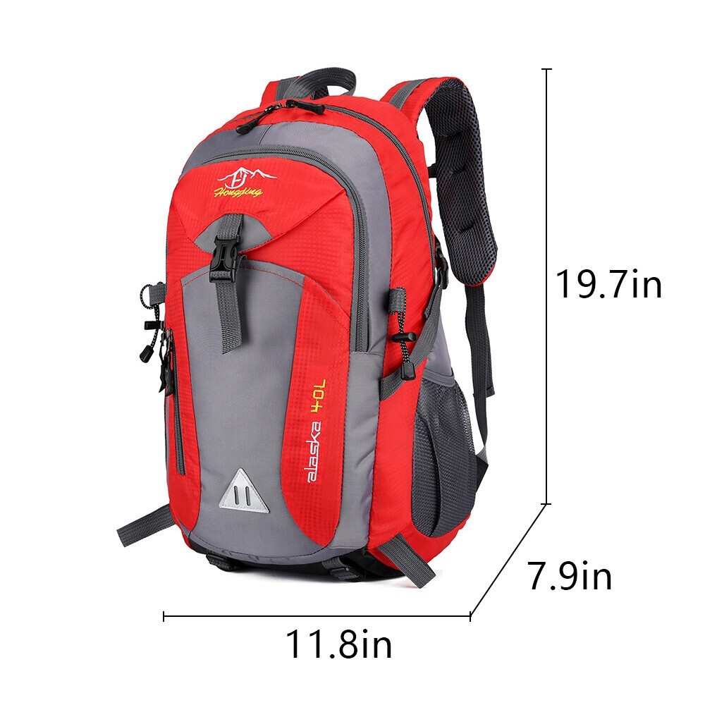 40L Waterproof Hiking Camping Backpack Outdoor Travel Men Women Rucksack Bag