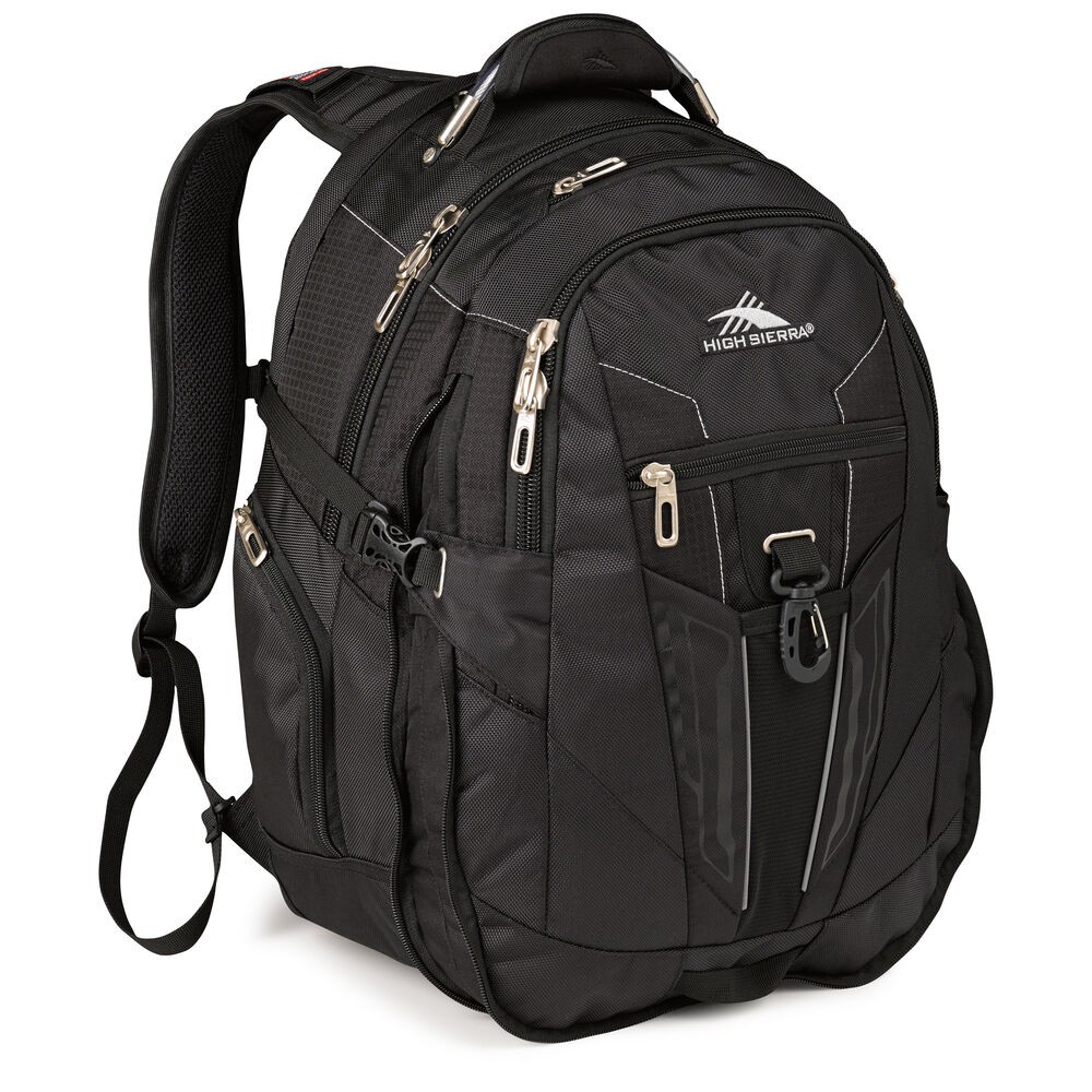 High Sierra XBT – Business Laptop Backpack, Black, One Size