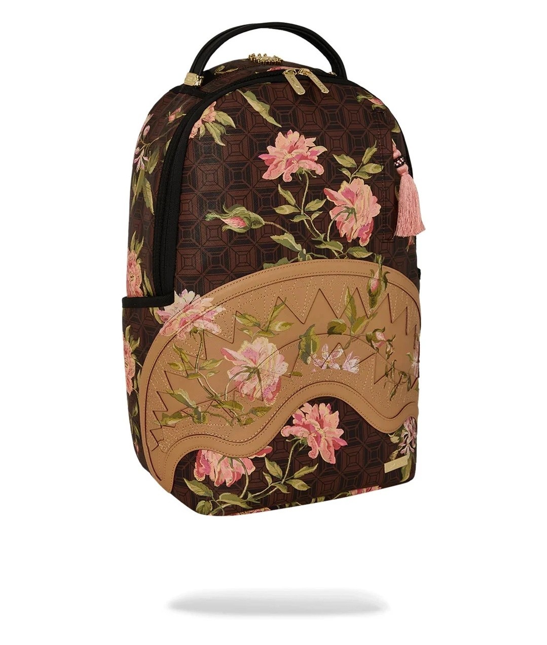 🔥Sprayground AI Dreamers Garden Backpack New Black Bookbag Large School Bag