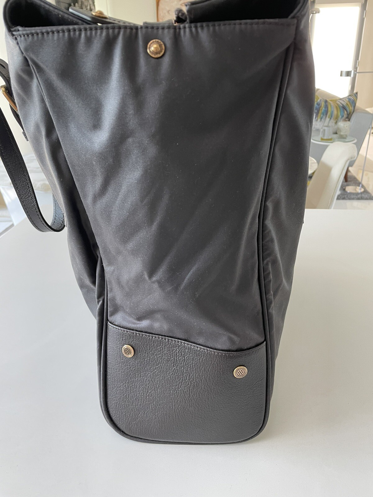 New. Belstaff Dorchester Satchel/Tote Bag. Waxed Cotton and leather. Dark Olive