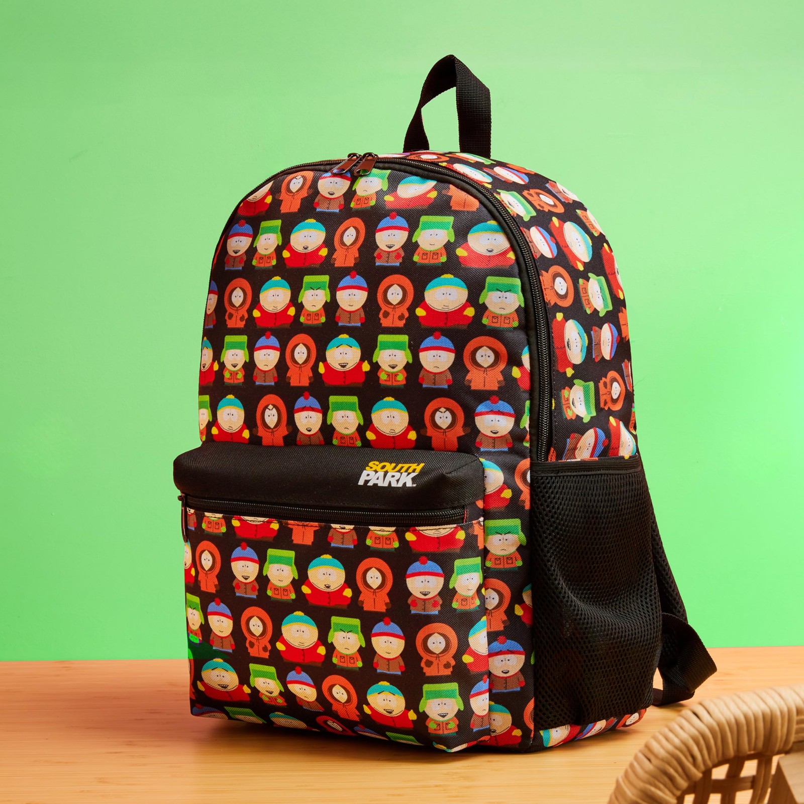 South Park Backpack for Men – All-Over Print Daypack, Gym/School Bag 22L