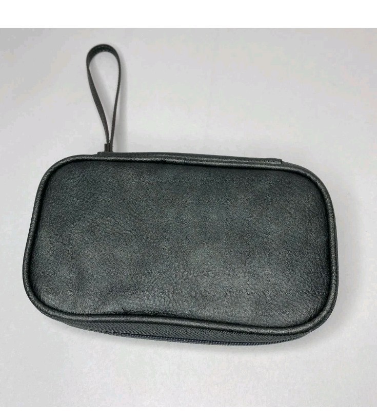 Frye and Co. Vegan Leather Tech Storage Case 2-Zip Sections Unisex