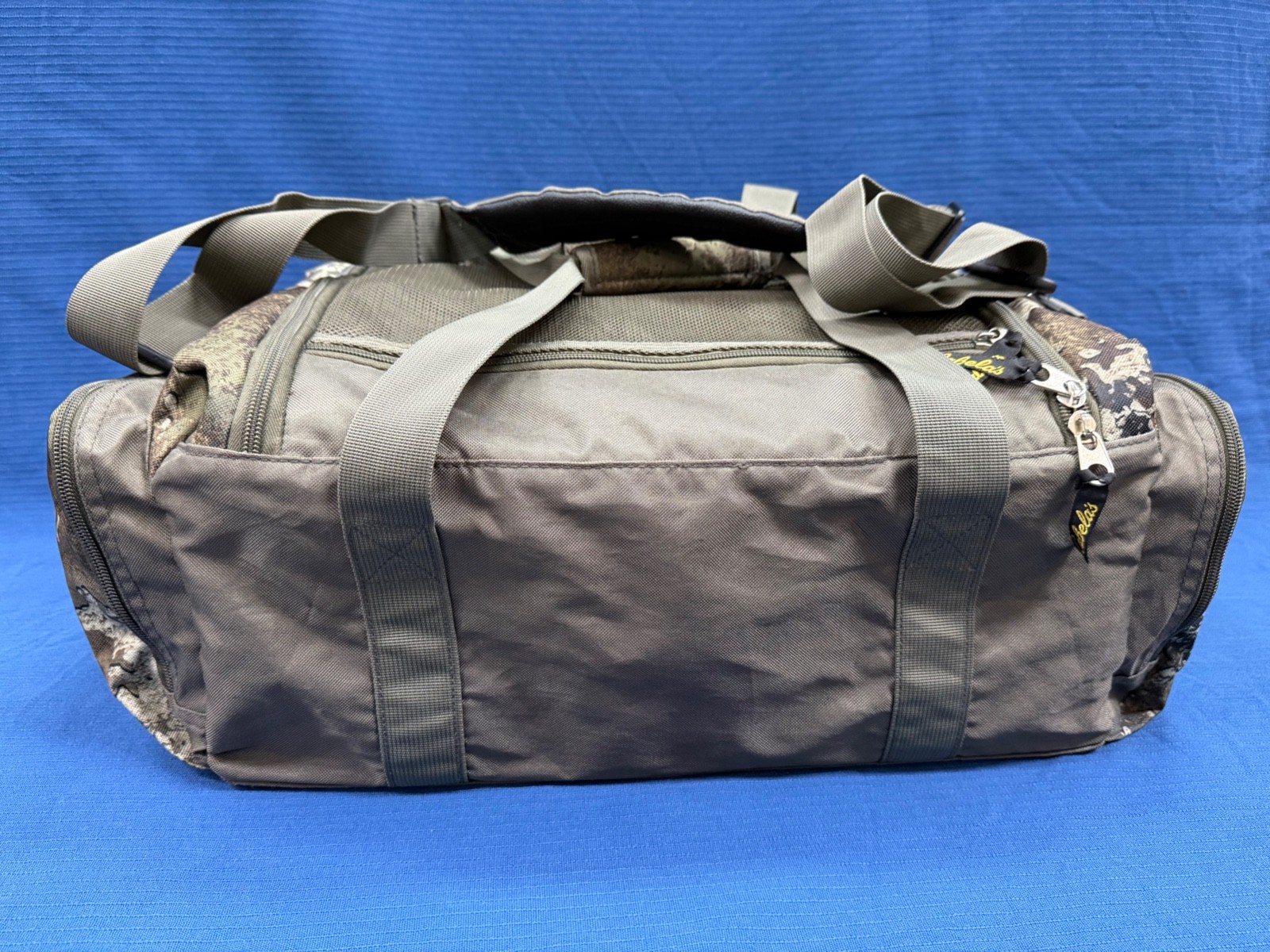 Cabelas Camouflage Duffle Bag with Shoulder Strap, 18 x 12 x 8 Inches