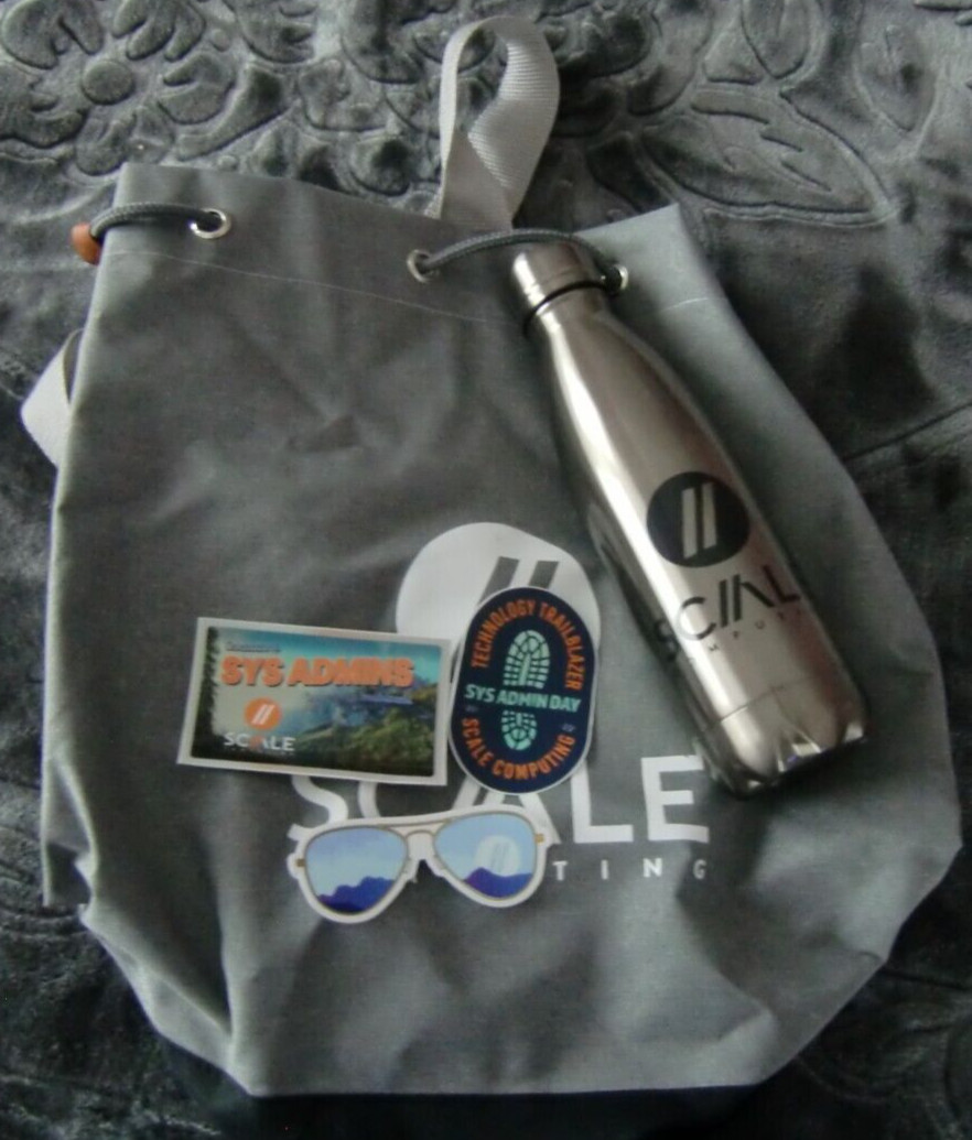 New- Draw String Bags Pack and Stainless steel water bottle by scale computing
