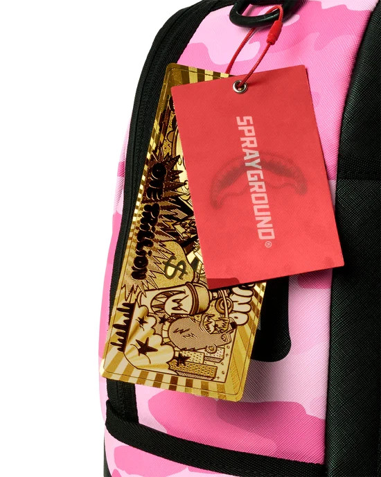 SPRAYGROUND SUSIE RUGRATS FLOWERS BACKPACK B9298 PINK CAMO NEW IN BAG w/TAGS