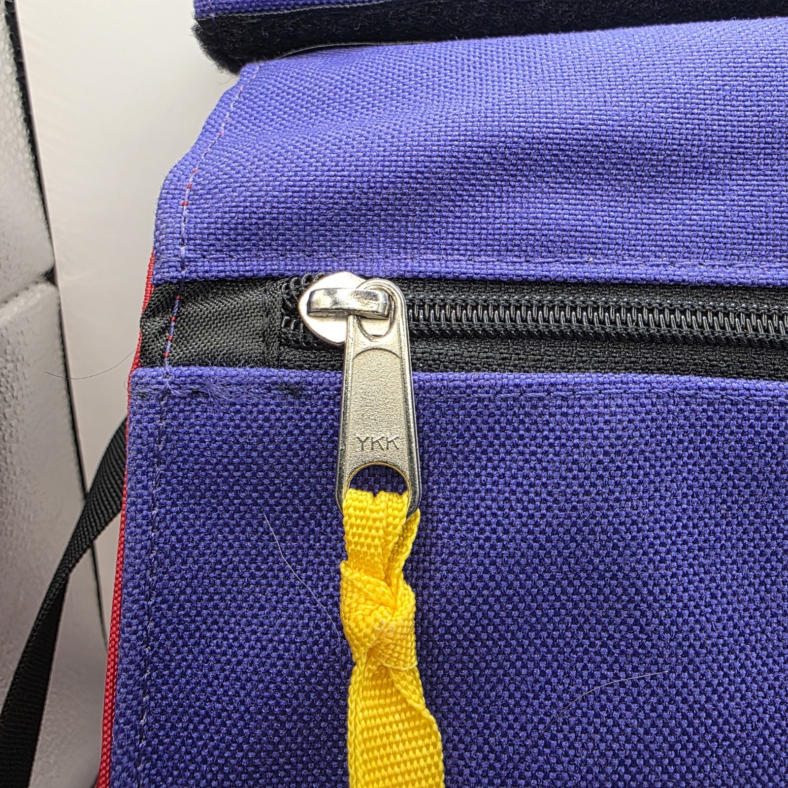 Vintage Kelty Over The Shoulder Roll Top Lunchbag Blue/Red 80’s