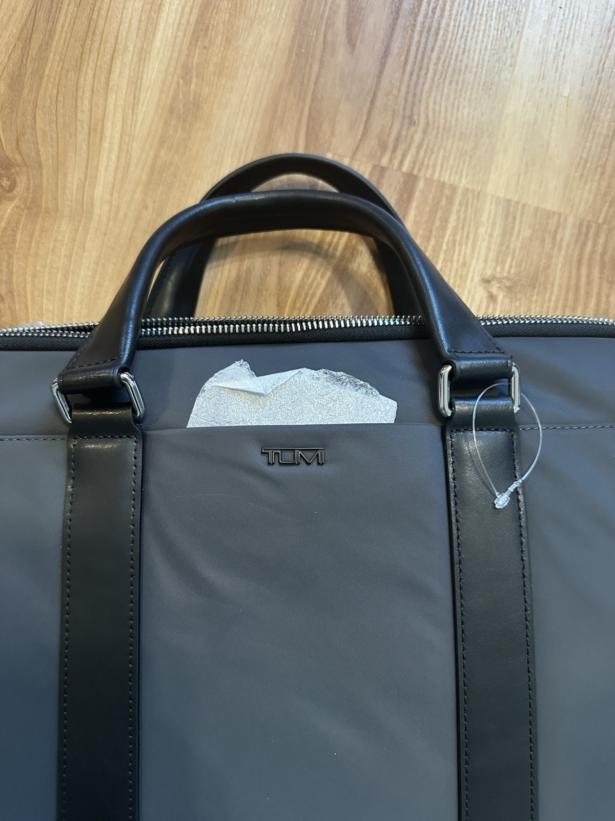Tumi Thornberry Triple Compartment Brief Laptop Business Bag with Trolley Sleeve