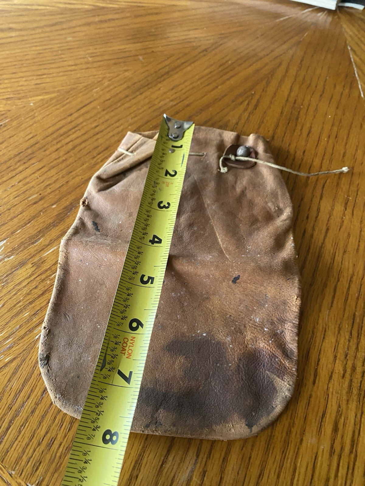 Cooke Gray & Co Cotton Factors Memphis Tennessee Leather Pouch Bag Vintage 1930s